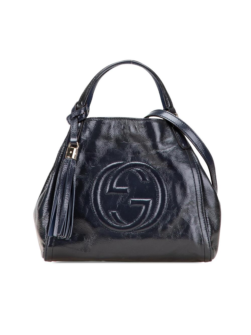 Gucci Small Patent Soho Satchel Pre- #360589G73B